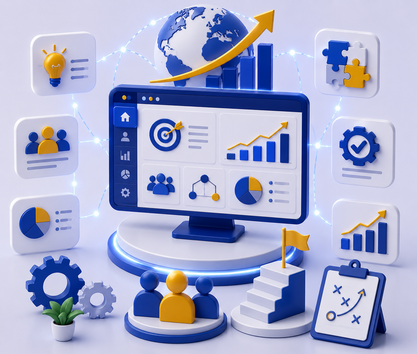 الاستشارات الإدارية وتطوير الأعمال