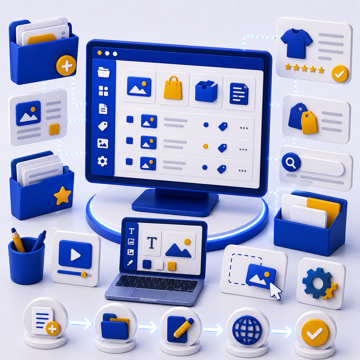 إدارة المحتوى والمنتجات