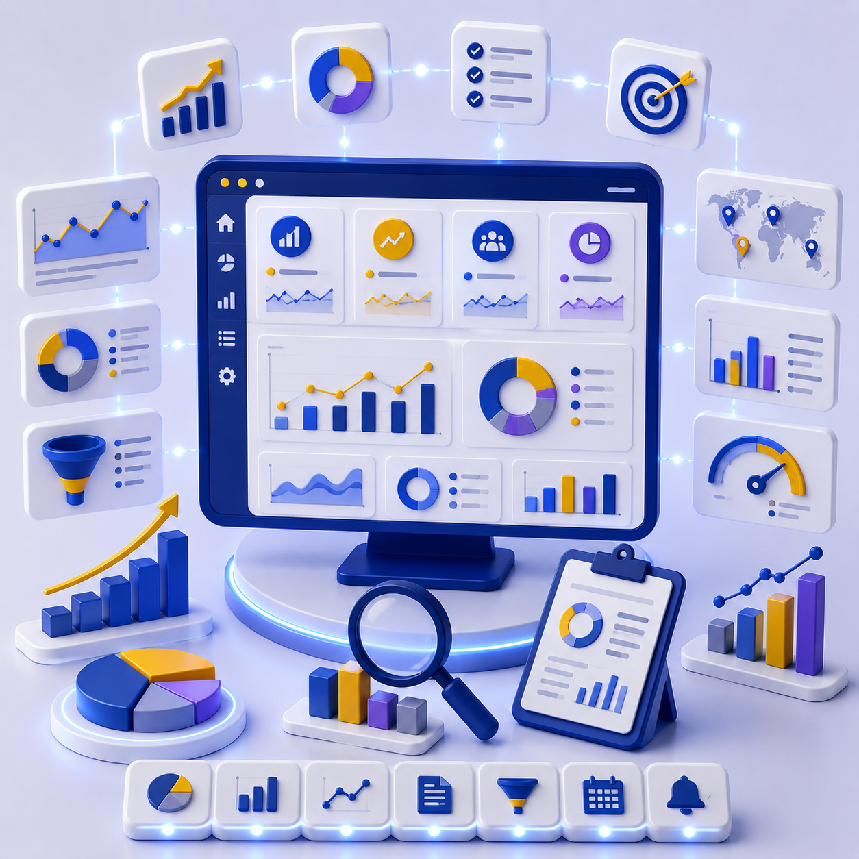 التقارير الإدارية ومؤشرات الأداء